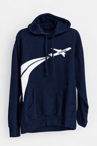 IMGRNT Flight Hoodie in Navy, front