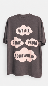 IMGRNT Flight Tee in Brown, back