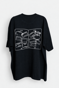 IMGRNT Passport Tee in Black, back