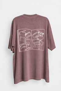 IMGRNT Passport Tee in Taupe, back