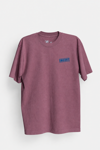 IMGRNT Railway Tee in Mauve, front