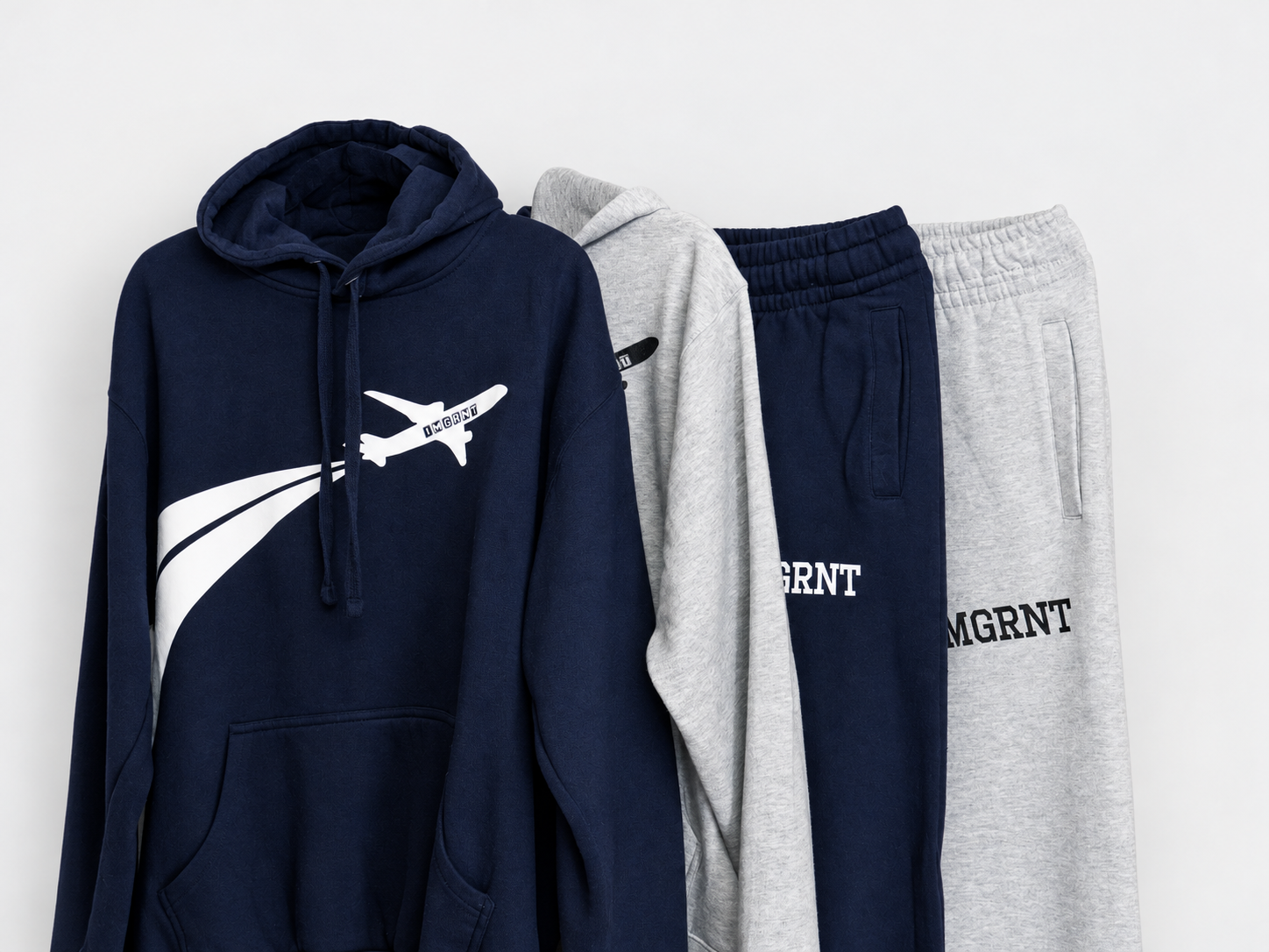 IMGRNT hoodies and matching sweats